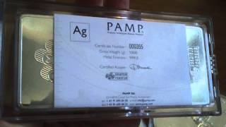 1 Kilo Pamp Suisse Silver [upl. by Norrek743]