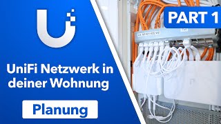 UniFi Netzwerk aufbauen in Wohnung  WiFi Hardware VPN VLAN Firewall etc [upl. by Nauaj]