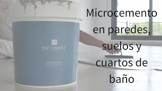 🎥 Vídeo Aplicación Microcemento en Paredes Suelos y Baños [upl. by Nnep376]