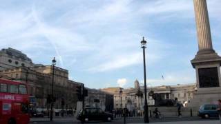 Trafalgar Tours  Trafalgar Square London United Kingdom MOV04478MPG [upl. by Ahdar]