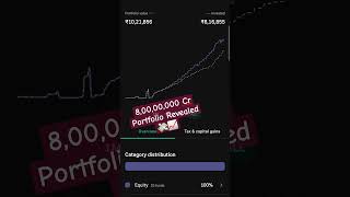 80 lac vs 7 Year mutualfunds portfolio bestsipportfolio stockmarketcrash trading sip etf [upl. by Yreme]