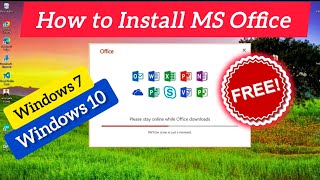 How to Install MS Office for Free  Install MS Word  MS Powerpoint  MS Excel msoffice msword [upl. by Oigres]