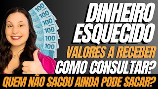 DINHEIRO ESQUECIDO Brasileiros ainda NÃO SACARAM R 853 bilhões de VALORES A RECEBER – ENTENDA [upl. by Nelag]