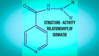 STRUCTURE  ACTIVITY RELATIONSHIPS OF ISONIAZID [upl. by Benito]