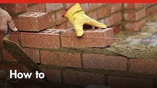 Bricklaying 101 How To Build A Brick Wall  Bunnings Warehouse [upl. by Ydniw505]