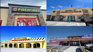 GOOD DEALS Last Minute Firework Shopping Pahrump Nevada 2024 [upl. by Ahaelam]