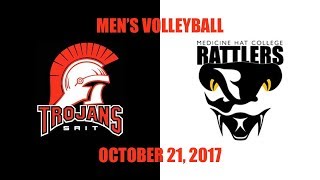 SAIT Trojans Mens Volleyball  Oct 21 [upl. by Ardnuahsal]