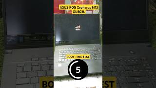 Asus ROG Zephyrus M15 GU502L Boot Time Test shortsvideo shorts gaming asusrog [upl. by Weitzman242]