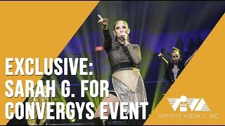 EXCLUSIVE  SARAH GFOR CONVERGYS PHILIPPINES’ 15th ANNIVERSARY EVENT [upl. by Ydnarb635]