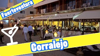 Corralejo Fuerteventura Spain Evening and nightlife [upl. by Lowe]