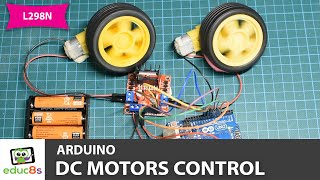 How to control a DC motor with L298N driver and Arduino Uno [upl. by Valerye900]