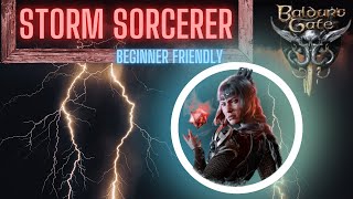 BEST Shadowheart STORM SORCERER CLERIC WIZARD Multiclass Step by Step Guide Baldurs Gate 3 [upl. by Lanny]