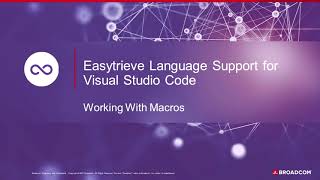 Easytrieve Visual Studio Code Extension Working with Macros [upl. by Noiramed]