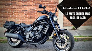 ¿Moto grande automática Honda Rebel 1100 DCT Review [upl. by Pontone]