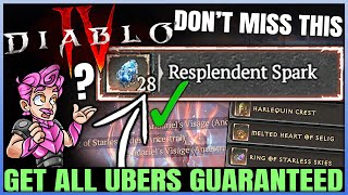 Diablo 4  Get ALL Uber Uniques 100 No RNG Easy  Season 4 Uber Unique Fast Farm Guide amp More [upl. by Ennaillij]