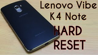 Lenovo K4 Note Hard Reset [upl. by Kraul368]