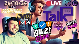 🏆PREMIAZIONE CONTEST MW3  ❓QUIZSHOW Live del 261024 quiz contest show quizgames [upl. by Oinegue398]