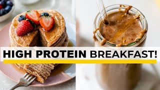 5 HEALTHY BREAKFAST IDEAS  easy highprotein recipes [upl. by Eltsryk]