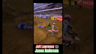 Jett vs Anderson  SUBSCRIBE TO ​⁠BuddsSkyCam 🔥 Supercross [upl. by Yar332]