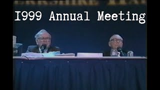 1999 Berkshire Hathaway Annual Meeting Full Version [upl. by Eiramannod]