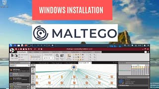 Maltego Windows Installation [upl. by Isac]