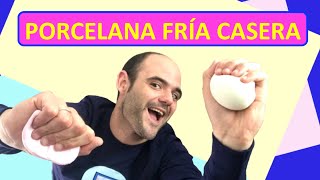 😍Cómo hacer PORCELANA fría CASERA FÁCIL😍 ARCILLA y Pasta de Modelar diy de SECADO AL AIRE [upl. by Olympias31]