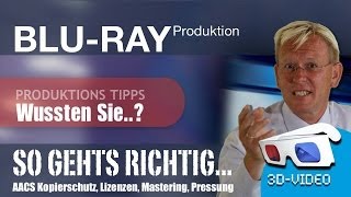 Bluray Produktion Mastering Herstellung pressen Presswerk kopieren Kopierwerk [upl. by Kaiulani513]