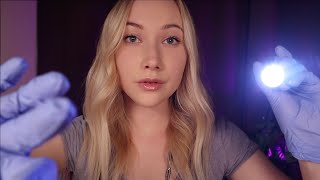 ASMR Chaotic FAST Medical Exam follow my instructions bright lights unpredictable triggers [upl. by Isyak648]