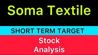 SOMA TEXTILES SHARE TARGET ANALYSIS ⚫️ SOMA TEXTILES SHARE NEWS  SOMA TEXTILE ANALYSIS 031224 [upl. by Solegnave]