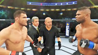 Stipe Miocic vs Alistair Overeem Full Fight  UFC 4 Simulation [upl. by Ardekal862]