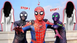 VENOM amp PURPLE HERO  WE NEED TO HELP SPIDERMAN   Superheroes Funny Movie  By FLife TV [upl. by Ellerahc284]