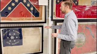 Historic Civil War Flag Collection  BehindtheScenes Look [upl. by Klemens254]