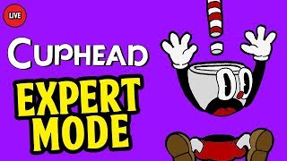 Cuphead  Cuphead EXPERT MODE  S Rank Boss Grades   Cuphead Gameplay LIVE [upl. by Simah]