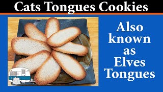 Cats Tongues Cookies recipe [upl. by Casabonne8]