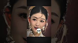 Power of makeup 💀💀 makeup girlpower makeuptutorial [upl. by Oratnek590]