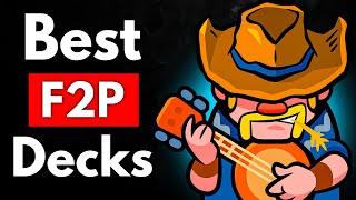 TOP 5 BEST F2P Decks in Clash Royale 2024 [upl. by Calley]