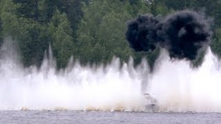 Big Navy Gun Blasts Boats Future Weapons [upl. by Ahtivak]