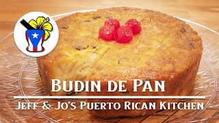 Budin de Pan  Puerto Rican Bread Pudding  Easy Puerto Rican Recipe [upl. by Fey259]