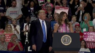 President Donald Trump holds ‘Make America Great Again’ rally in Youngstown Ohio [upl. by Sixela]