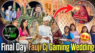 😍 Final Day ​⁠FaujicjGaming1 Weddings 😎  Full Injoy Last Day Fauji Cj Gaming Wedding  Part 3 [upl. by Shutz]