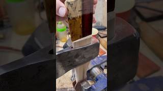 Wild Wood Axe Wedging  Guess the wood  satisfying handmade woodworking diy [upl. by Aihcila]