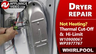 Dryer Diagnostic amp Repair  High limit CutOff Safety Device Troubleshooting by Factory Technician [upl. by Auhs]