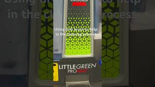 Using drill brush to help clean the upholstery along with BLGP [upl. by Vetter]