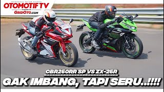 Komparasi Ninja ZX25R vs CBR250RR SP Masingmasing Punya Kelebihan  Otomotif TV [upl. by Anitsyrhc793]