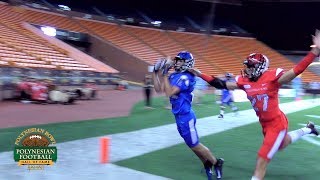 CATCH OF THE YEAR Washington WR Signee Puka Nacua TD Catch Polynesian Bowl 2019 SportsRecruits [upl. by Daas]