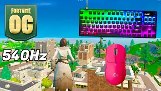 SteelSeries Apex Pro TKL ASMR 😴 Fortnite OG Reload 🏆 Satisfying Keyboard Fortnite 360 FPS 4K [upl. by Llerihs]