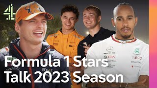 The Best F1 Interviews of 2023  Max Lewis and Landos Channel 4 Highlights [upl. by Nisse]