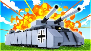 P1000 Ratte Is 100 ON STEROIDS and is IMPOSSIBLE TO KILL in Total Tank Simulator [upl. by Arad]