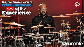 Legendary Coza Drummer covers Prinx Emmanuel LIVE at The Experience 18 [upl. by Gorga68]