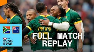 Blitzboks stun All Blacks 7s  South Africa v New Zealand  HSBC SVNS Vancouver  Full Match Replay [upl. by Tobias]